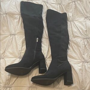 Marc Fisher Black Over the Knee Women's Boots